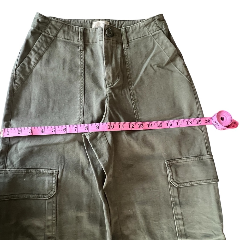 Universal Thread Olive Green Wide Leg Cargo/Utility Pants size 2 - Picture 7 of 11
